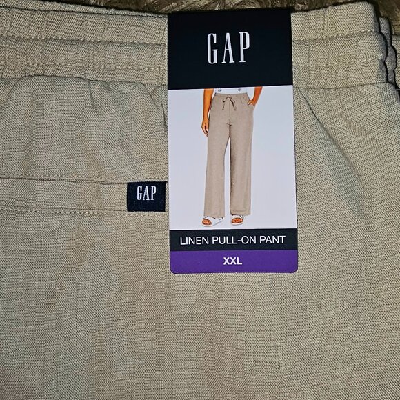 GAP - LINEN PULL-ON PANTS - Picture 2 of 9